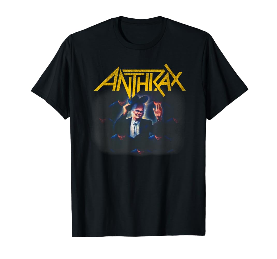 ANTHRAX AMONG THE LIVING Tシャツ Mサイズ 新品 Amazon.com: Anthrax - Among The Living 35th Follow Me Front